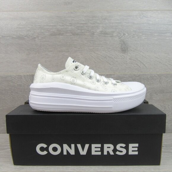 Converse Chuck Taylor All Star Move OX Floral Shoes Womens Size 7.5 NEW - Picture 2 of 15
